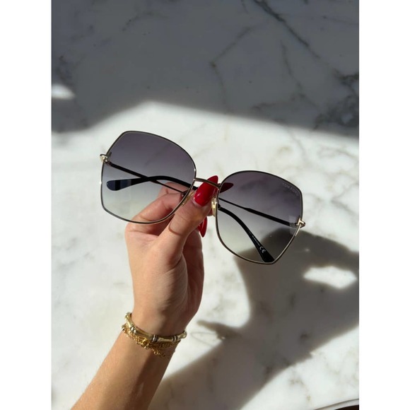 NEW Tom Ford Farah TF0951 Sunglasses in Gold - Picture 2 of 6